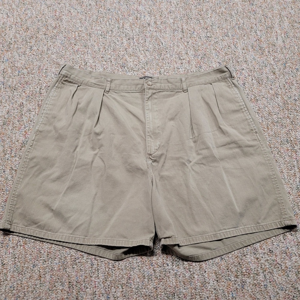 Polo Ralph Lauren Chino Shorts Mens 38 Tan Pleated Cotton Andrew Classic